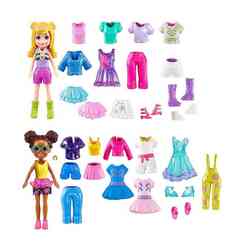 Polly Pocket ve Arkadaşları Kombin Eğlencesi Oyun Seti HKW10 - Thumbnail