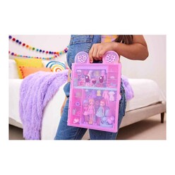 Polly Pocket ve Arkadaşları Renkli Moda Gardırobu Oyun Seti HKW11 - Thumbnail