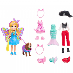 Polly Pocket Ve Hayvan Dostu Kostüm Giyiyor Oyun Seti Gdm15 - Thumbnail