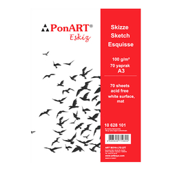 Ponart A3 Eskiz Blok 70 Yaprak 100 Gr PHM-10-101 - Thumbnail