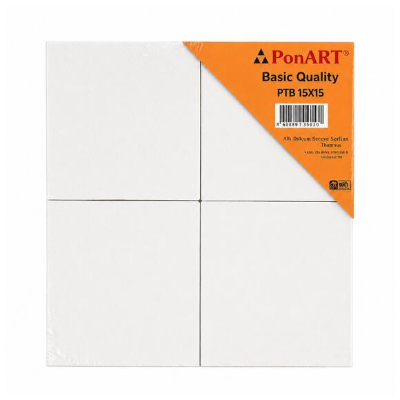 Ponart Basic Tuval 15x15cm 4’lü PTB-1515