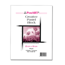 Ponart Creative Pastel Blok 25x35 cm - Thumbnail