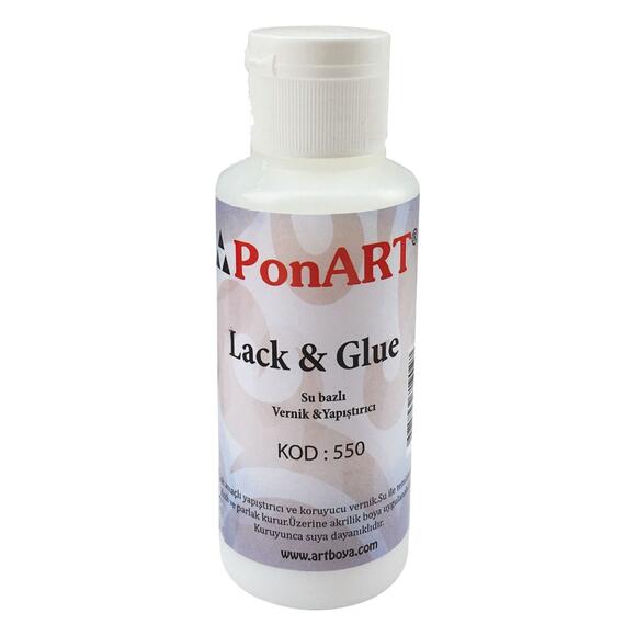 Ponart PYM100 Lack&Glue Su Bazlı Yapıştırıcı Vernik