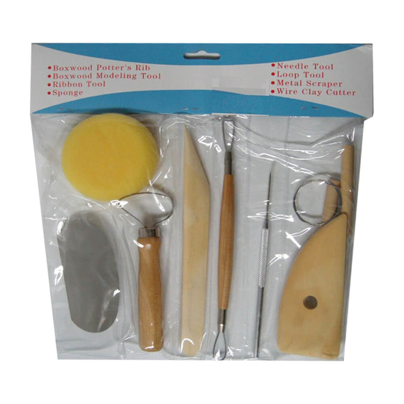 Ponart Seramik Şekillendirme Kiti 8’li - Pottery Tool Kit A15201