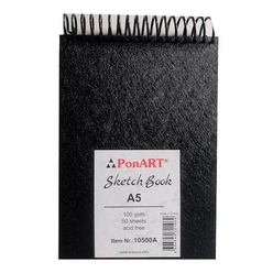 Ponart Skecth Book 100gr A5 50 Yp 10-500A - Thumbnail