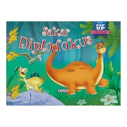 Pop-Up Mini Dinozorlar - Sakar Diplodokus - Thumbnail