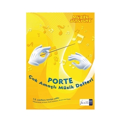 Porte - Çok Amaçlı Müzik Defteri 1-4 Sınıflar - Thumbnail