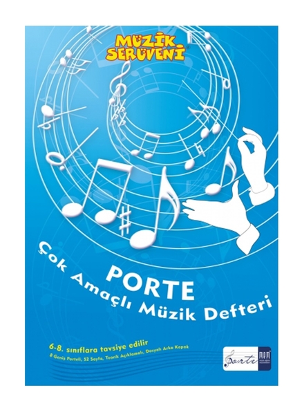 Porte Çok Amaçlı Müzik Defteri 5-8 Sınıflar