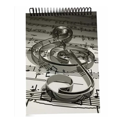 Porte Kırtasiye - Porte Music Gifts Üstten Spiralli Defter