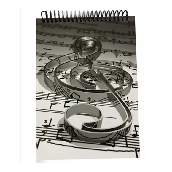 Porte Music Gifts Üstten Spiralli Defter
