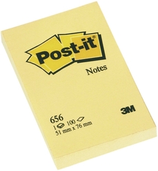 Post-it 100 Yaprak Not Sarı 51x76 mm 656 - Thumbnail