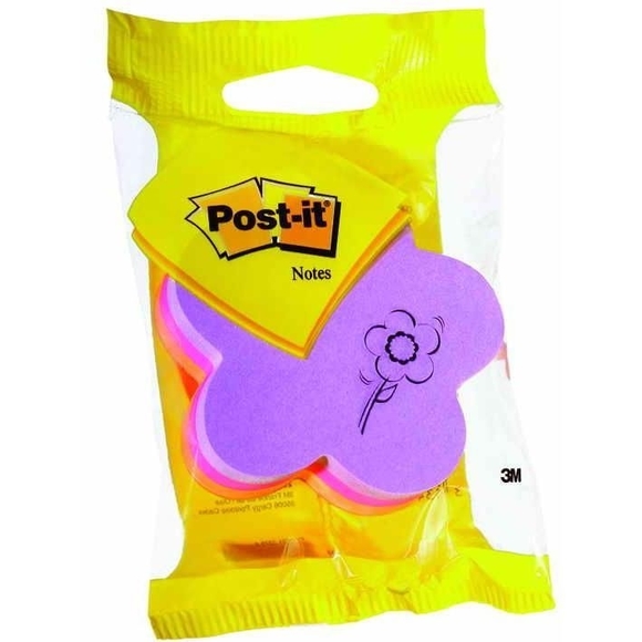 Post-it Çiçek Şekilli Not 225 Yaprak 3 Renk 2007F