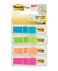 Post-it Index Beyaz Dispanserli 4 Renk x 35 Adet 683-4ABX - Thumbnail