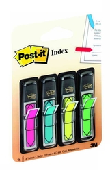 Post-it Index Ok Şeklinde 4 Neon Renk 684-ARR4 - Thumbnail