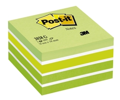 Post-it Küp Not 450 Yaprak 76x76 mm Yeşil Tonları 2028-G - Thumbnail