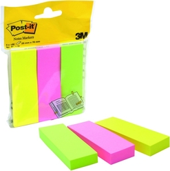 Post-it Sayfa İşareti Neon 3 Renk x 100 Yaprak 25x76 mm 671-3 - Thumbnail