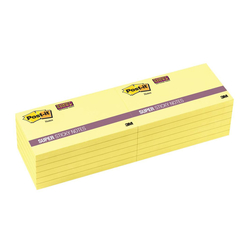 Post-it - Post-it Super Sticky 90 Yaprak Not Sarı 76x127 mm 655-CYSS