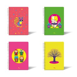 Prestij 17x24 Neon Çizgili Defter 029 - Thumbnail