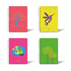 Prestij 17x24 Neon Kareli Defter 028 - Thumbnail