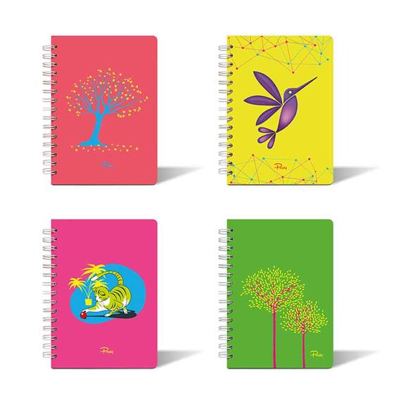 Prestij 17x24 Neon Kareli Defter 028