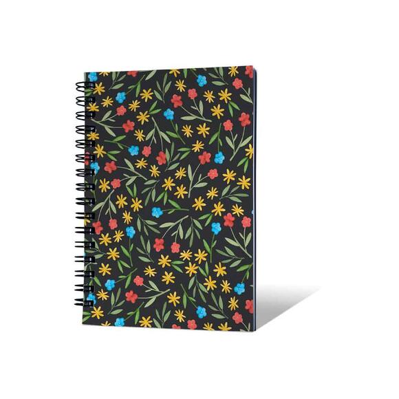 Prestij A6 Spiralli Defter Çiçek 002