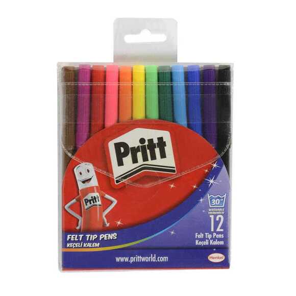 Pritt 1687976 Keçeli Kalem 12 Renk