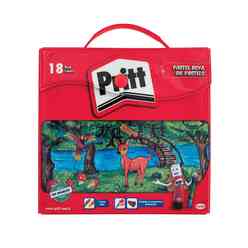 Pritt Çantalı Pastel Boya 18 Renk - Thumbnail