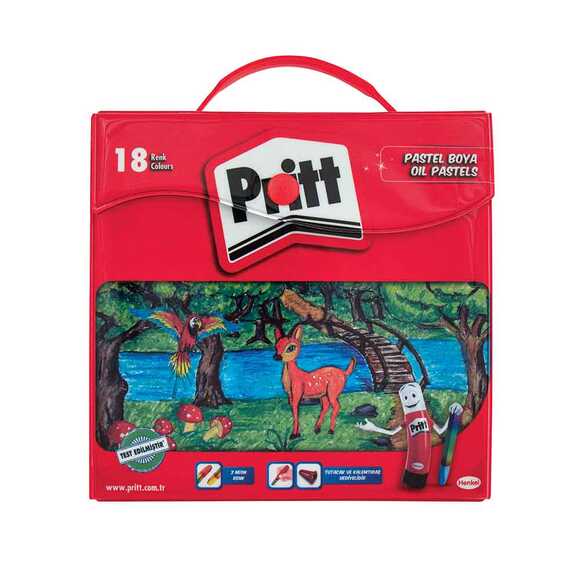 Pritt Çantalı Pastel Boya 18 Renk 
