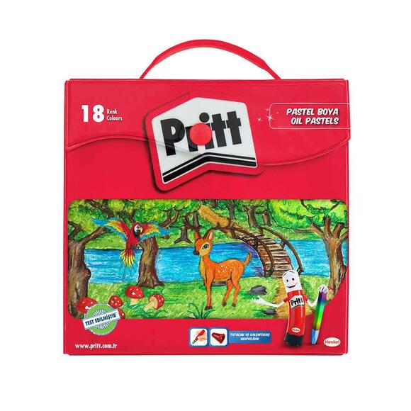 Pritt Çantalı Pastel Boya 18 Renk 