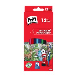 Pritt Karton Kutulu Boya Kalemi 12 Renk - Thumbnail