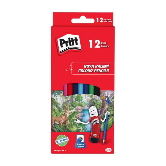 Pritt Karton Kutulu Boya Kalemi 12 Renk