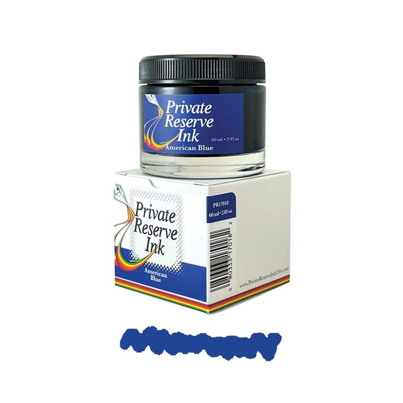 Private Reserve Ink, 60 ml ink bottle; American Blue