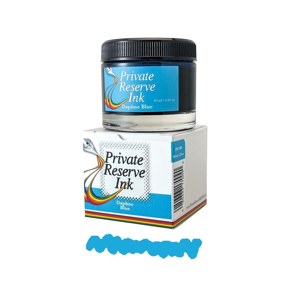 Private Reserve Ink, 60 ml ink bottle; Daphne Blue