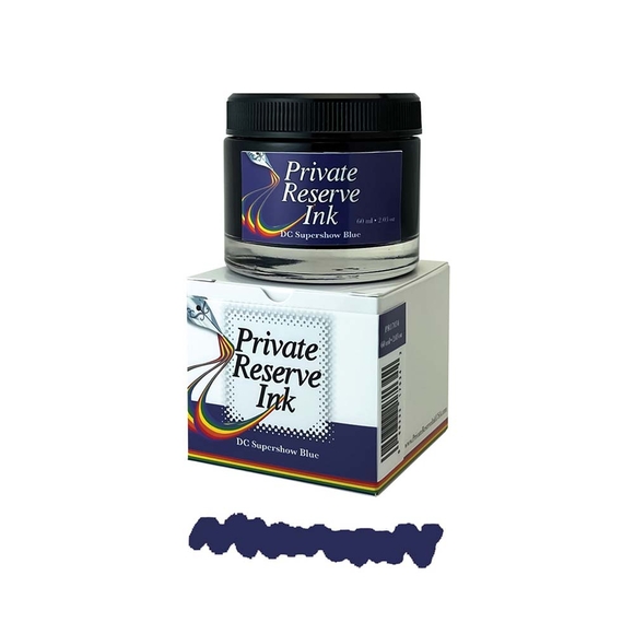 Private Reserve Ink, 60 ml ink bottle; DC Supershow Blue