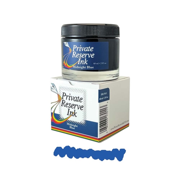 Private Reserve Ink, 60 ml ink bottle; Midnight Blue