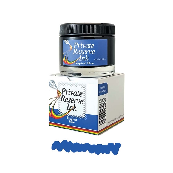 Private Reserve Ink, 60 ml ink bottle; Tropical Blue