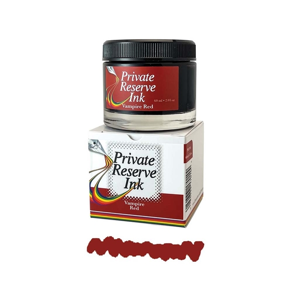 Private Reserve Ink, 60 ml ink bottle; Vampire Red