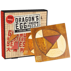 Professor Puzzle 3D Dragon`s Egg Tangram Ahşap Puzzle GRM-5 - Thumbnail