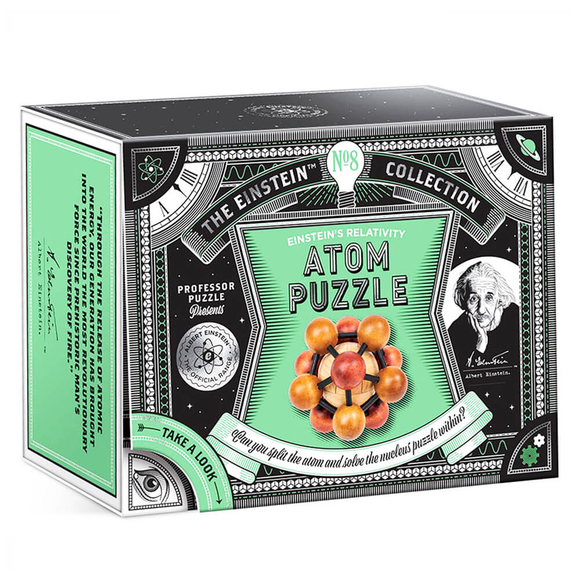 Professor Puzzle 3D Einstein’s Atom Puzzle Ahşap Puzzle EIN-7 