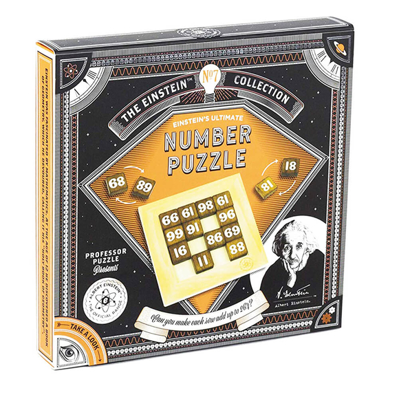 Professor Puzzle 3D Einstein’s Number Puzzle Ahşap Puzzle EIN-6