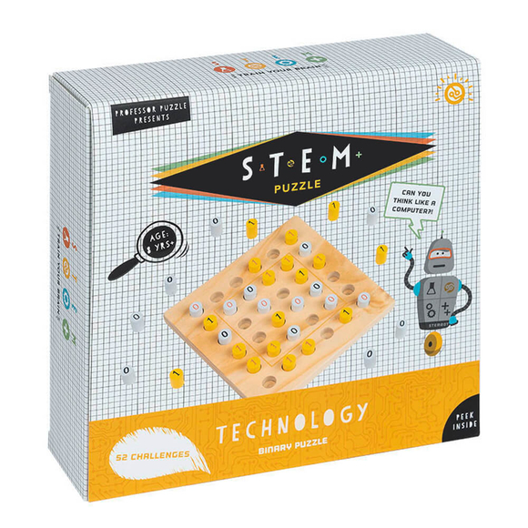 Professor Puzzle 3D STEM Binary Puzzle-Tech ST-4