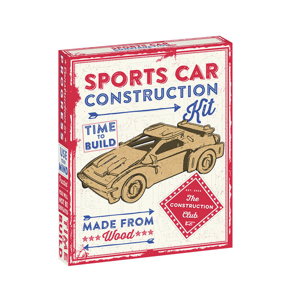 Professor Puzzle Games Club Sports Car Construction Kit