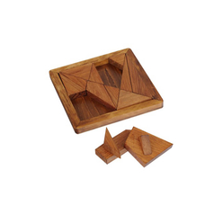 Professor Puzzle Great Minds Archimede’s Tangram Ahşap Puzzle - Thumbnail