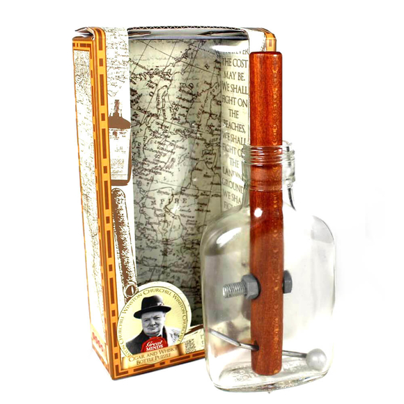 Professor Puzzle Great Minds Churchill’s Cigar and Whisky Bottle Puzzle
