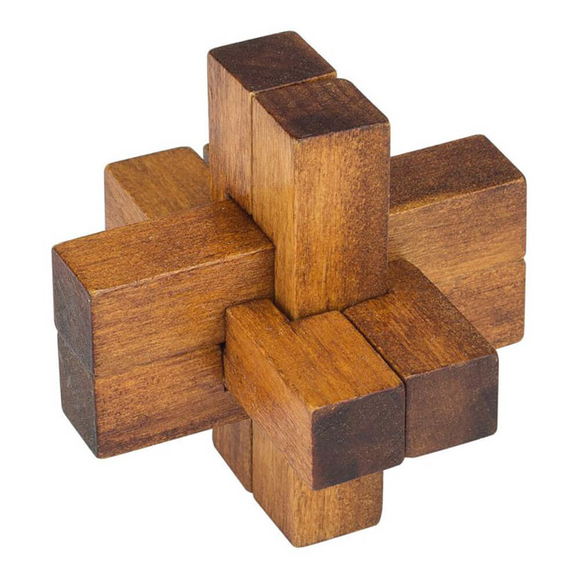 Professor Puzzle Great Minds Da Vinci’s Cross Ahşap Mini Puzzle