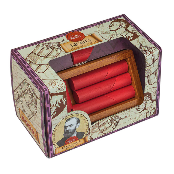 Professor Puzzle Great Minds Nobel’s Dynamite Ahşap Puzzle