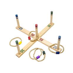 Professor Puzzle Wooden Ring Toss - Thumbnail