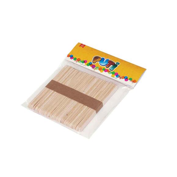 Puti Ahşap Küçük Çubuk Natural 24’Lü 4599