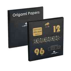 Puzzgami Altın-Siyah Origami Kağıdı PZ-030 - Thumbnail