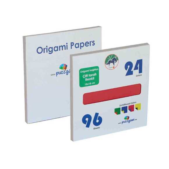 Puzzgami Çift Tarafı Renkli Origami Kağıdı PZ-029